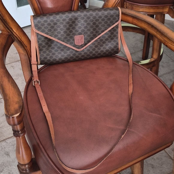 Vintage Celine Macadam Clutch or Crossbody - Picture 5 of 16